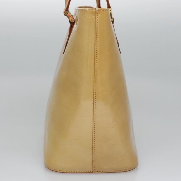 LOUIS VUITTON Monogram Vernis Houston Hand Bag Beige M91004 - Picture 5 of 13